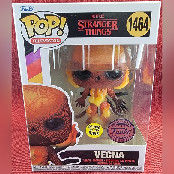 Vecna hit topic exclusive funko # 1464 (nib) with pop protector - Picture 2 of 9